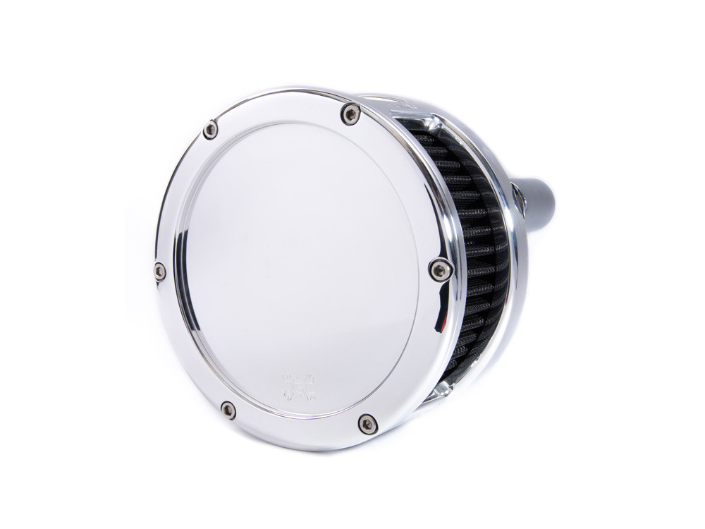 BA Air Cleaner Kit – Chrome with Solid Cover. Fits Touring 2017up & Softail 2018up.