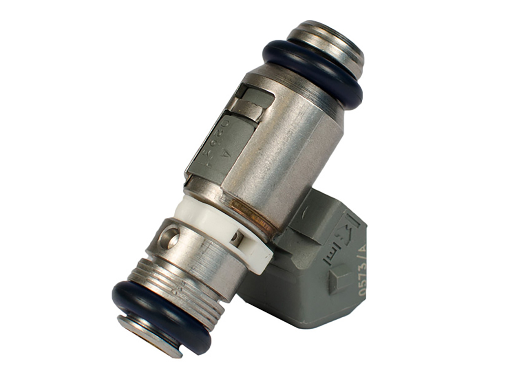 Fuel Injector 4.3g/s EV-1. Fits Touring 2002-2005 & 2008-2016, Dyna 2004-2005, Softail 2001-2005 & 2016-2017, Sportster 2007-2017, V-Rod 2002-2017