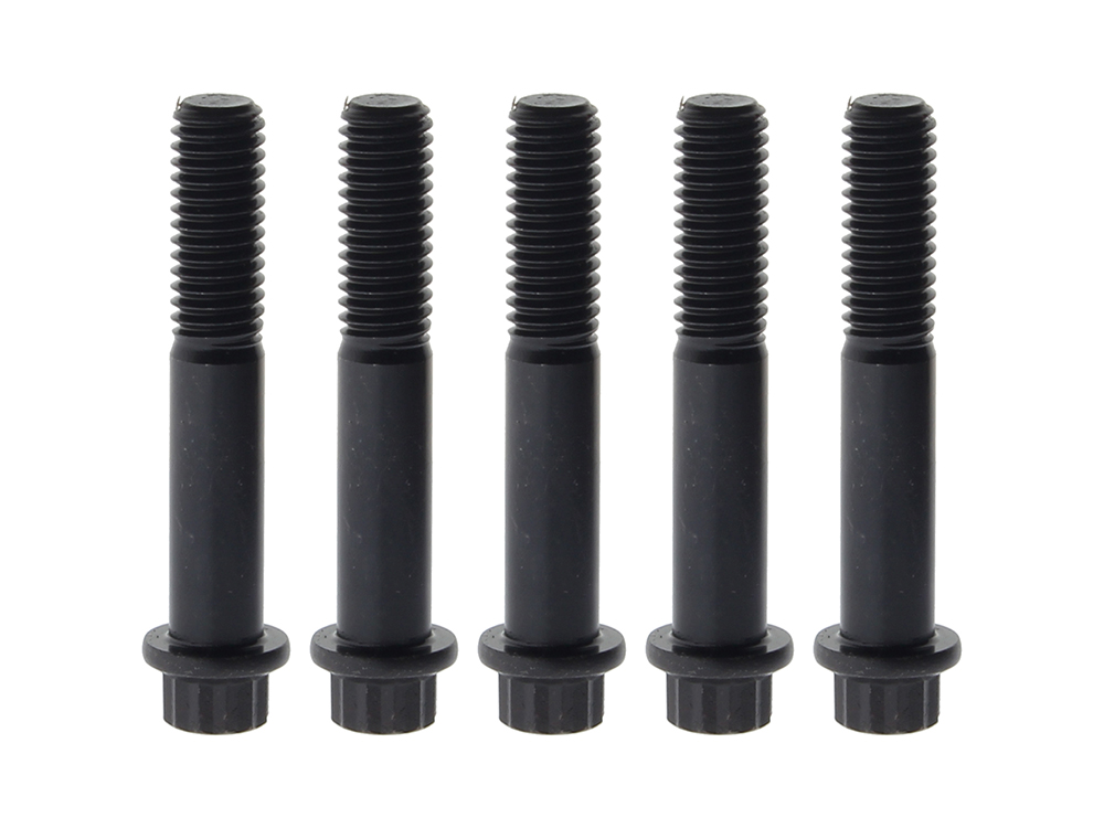 Rear Pulley Bolts - Black 12 Point ARP. 7/16in.-14 x 2.50in.