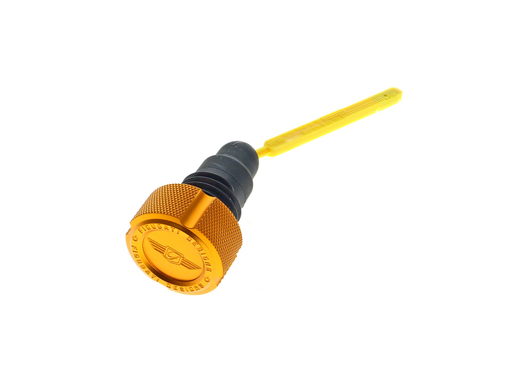 Magnetic Engine Oil Dipstick - Gold. Fits Touring 2007-2016