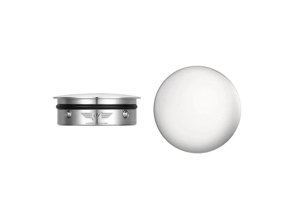 Swingarm Pivot Bolt Covers - Stainless Steel. Fits Touring 2011up