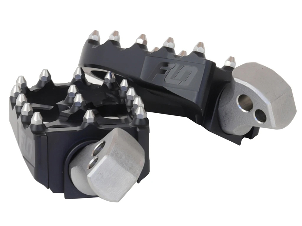 V2 MX Footpegs - Black. Fits Softail 2018up Rear Passenger