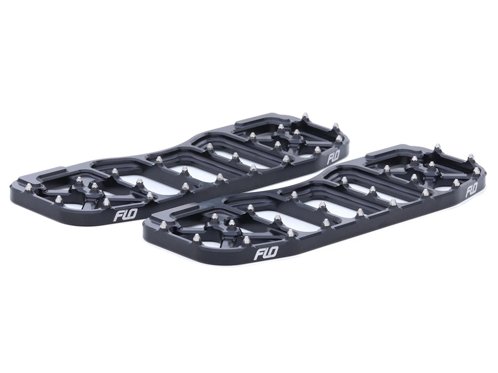 V5 Rider Floorboards - Black. Fits Touring 1980up, FL Softail 1986-2017 & Dyna Switchback 2012-2016