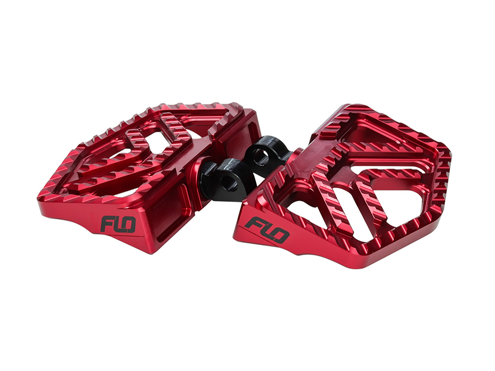 Savage Series Mini Floorboards with HD Male Mount - Red