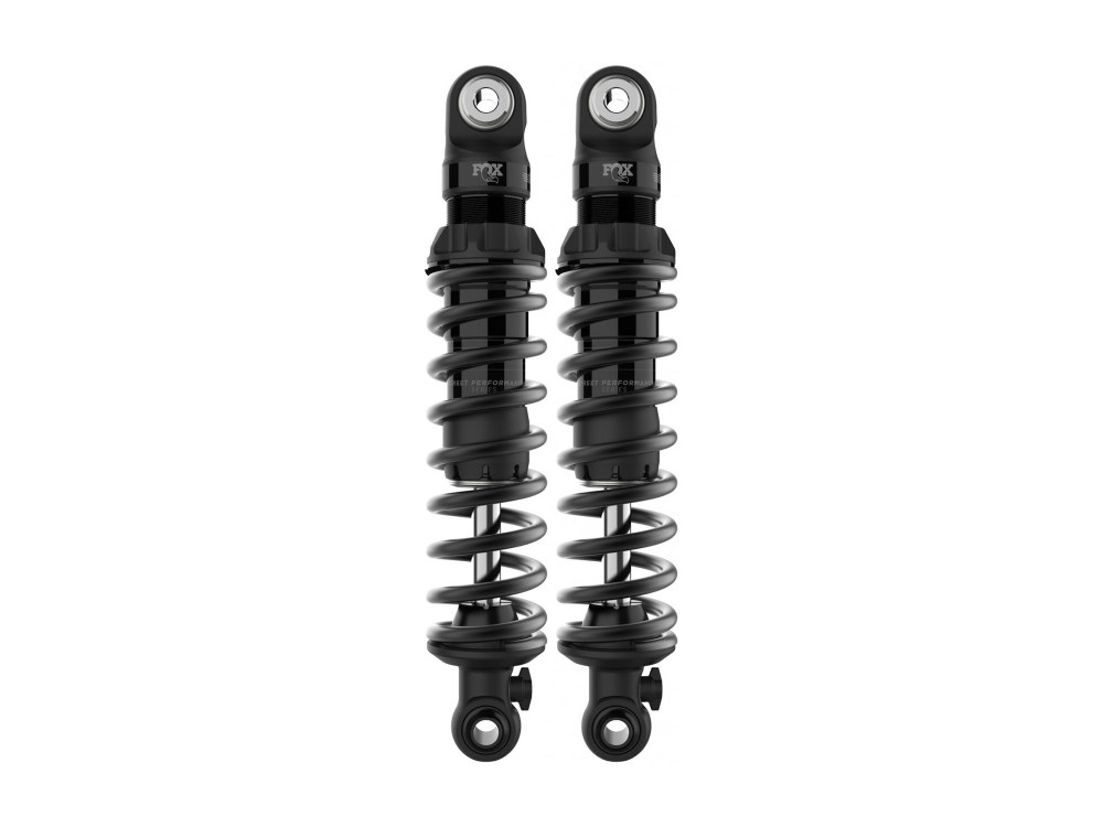 IFP-QSR Series, 12in. Adjustable Heavy Duty Spring Rate Rear Shock Absorbers – Black. Fits Touring 1993up.