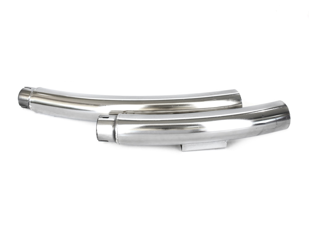 Replacement Quiet Mufflers for Sharp Curve Radius Exhaust. Fits Dyna 1991-2017.