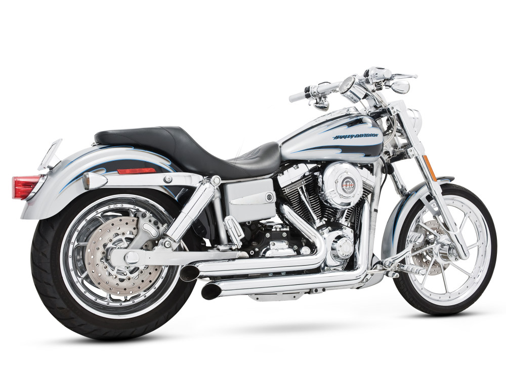 Declaration Turnouts Exhaust - Chrome. Fits Dyna 1991-2005.