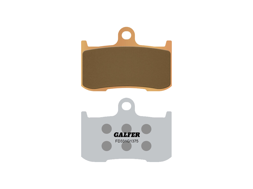 GBRAKES Front Brake Pads. Fits Indian Touring & Bagger 2014up. HH Sintered Ceramic Compound.