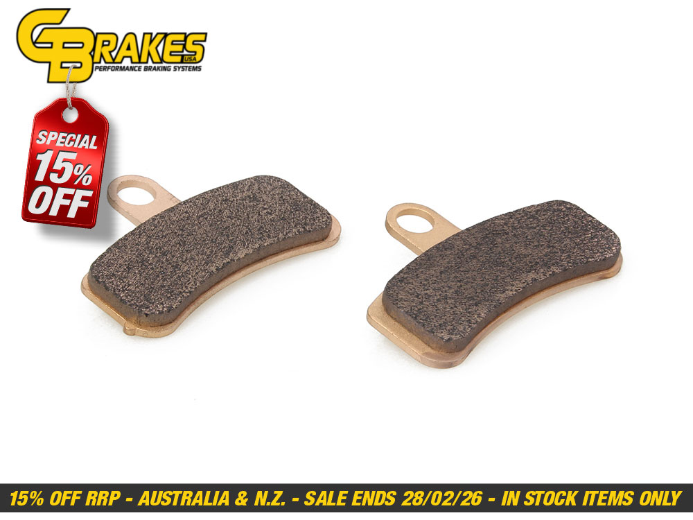 Front Brake Pads. Fits Softail 2008-2014 & Dyna 2008-2017. HH Sintered Compound.