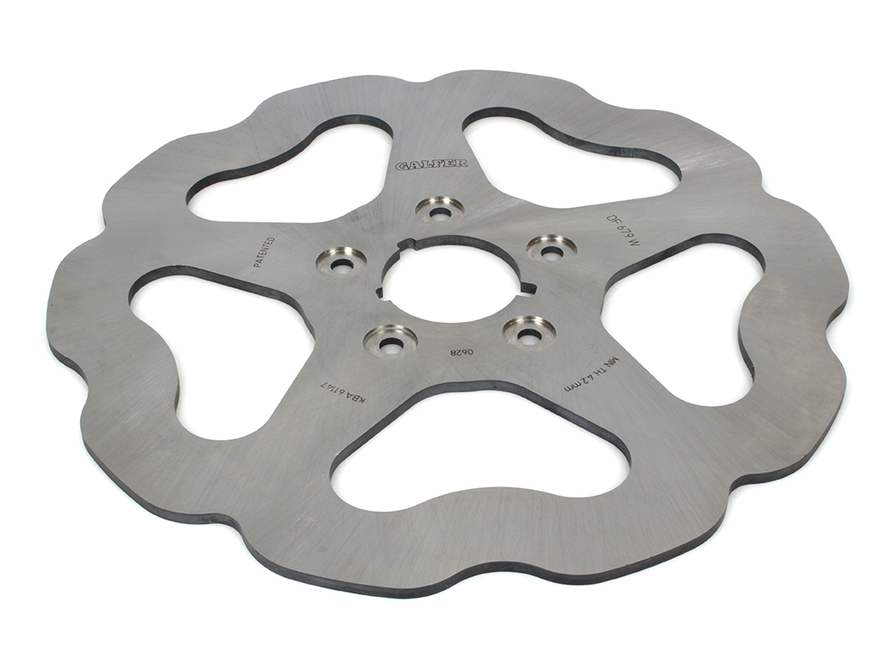 GBRAKES 11.5in. Front Solid Mount Wave Disc Rotor. Fits Big Twin & Sportster 1984-1999.