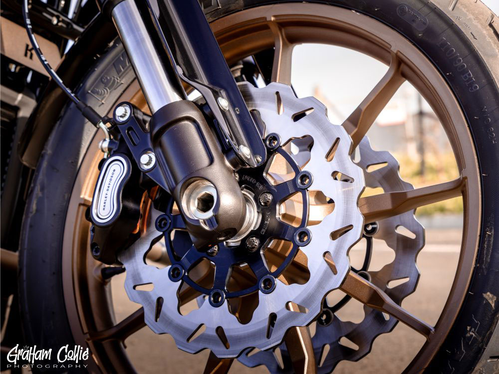 GBRAKES 11.8in. Front Wave Floating Disc Rotor – Black. Fits Dyna 2006-2017, Softail 2015up, Sportster 2014-2021 & Some Touring 2008-2023