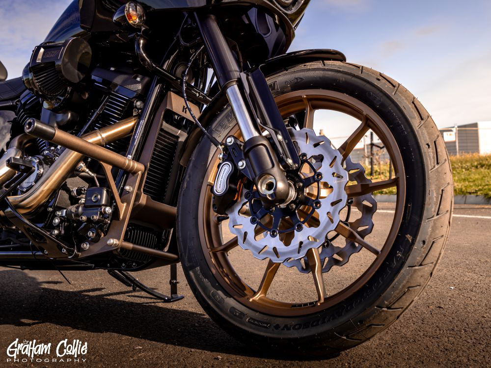 GBRAKES 11.8in. Front Wave Floating Disc Rotor – Black. Fits Dyna 2006-2017, Softail 2015up, Sportster 2014-2021 & Some Touring 2008-2023