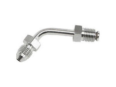 Adapter Fitting 3/8-24 Inverted Flare x 60 Degree Bend to AN3 Line