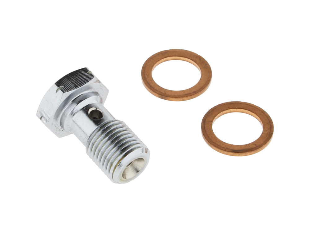 10mm M10 x 1.00 Banjo Bolt - Chrome.