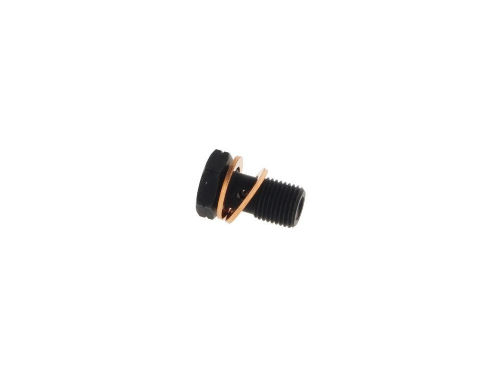 10mm M10 x 1.00 Banjo Bolt - Black.