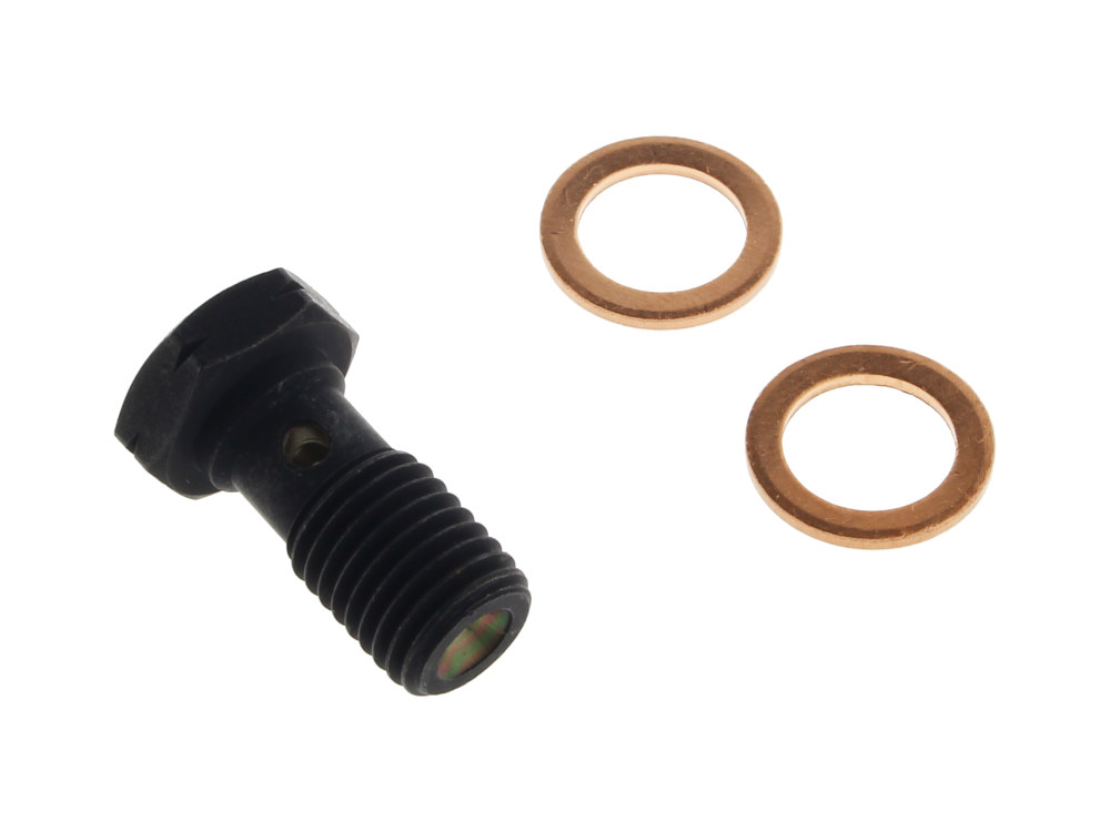10mm M10 x 1.25 Banjo Bolt - Black.