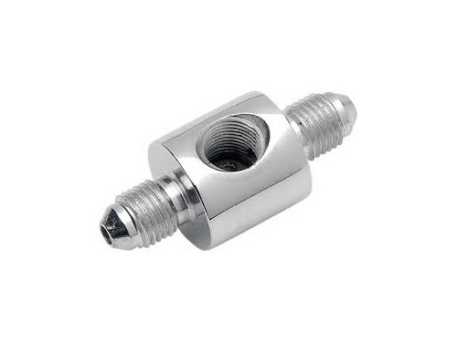 AN3 Rear Brake Tee - Chrome.