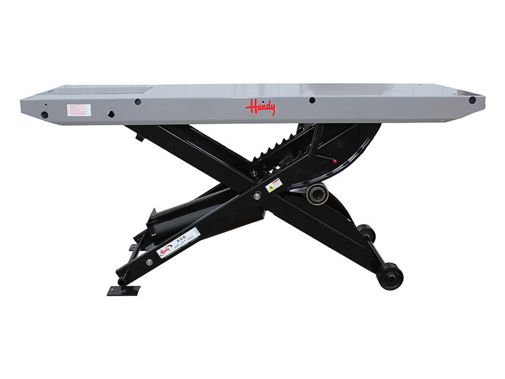 B.O.B. Bike Lift with Lifting Capacity of 1500 lbs & 28in. x 84in. Deck – Gray.
