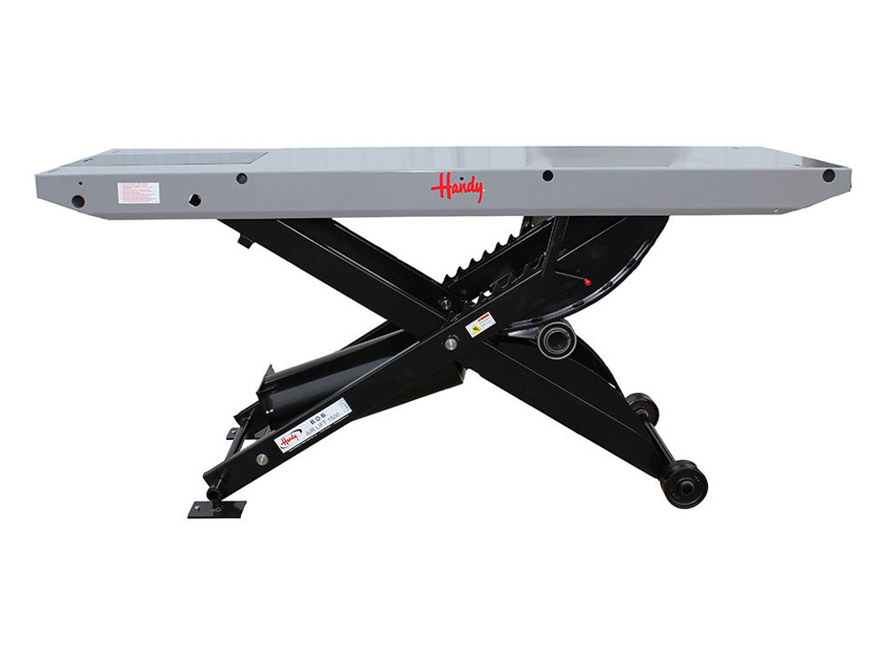 B.O.B. Bike Lift with Lifting Capacity of 1500 lbs & 28in. x 84in. Deck - Gray.