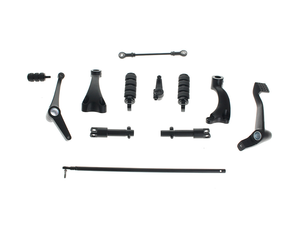 Forward Controls - Black. Fits Sportster 2014-2021