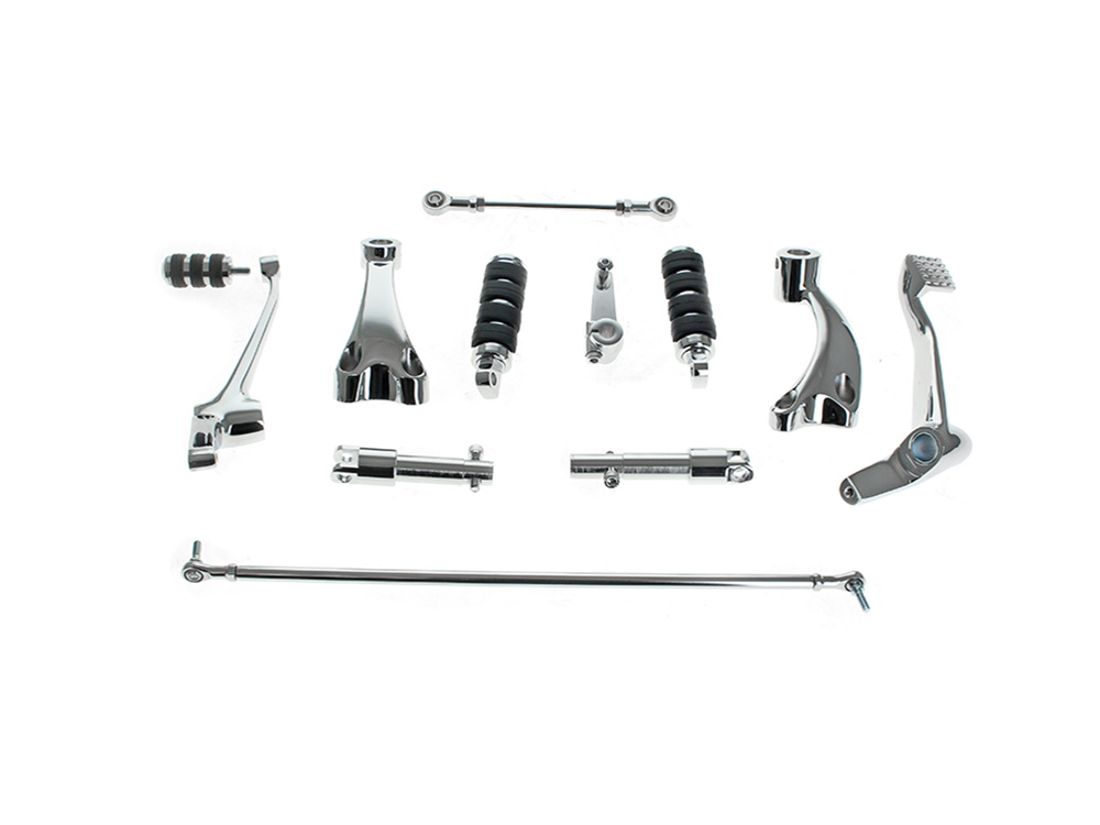 Forward Controls - Chrome. Fits Sportster 2004-2013