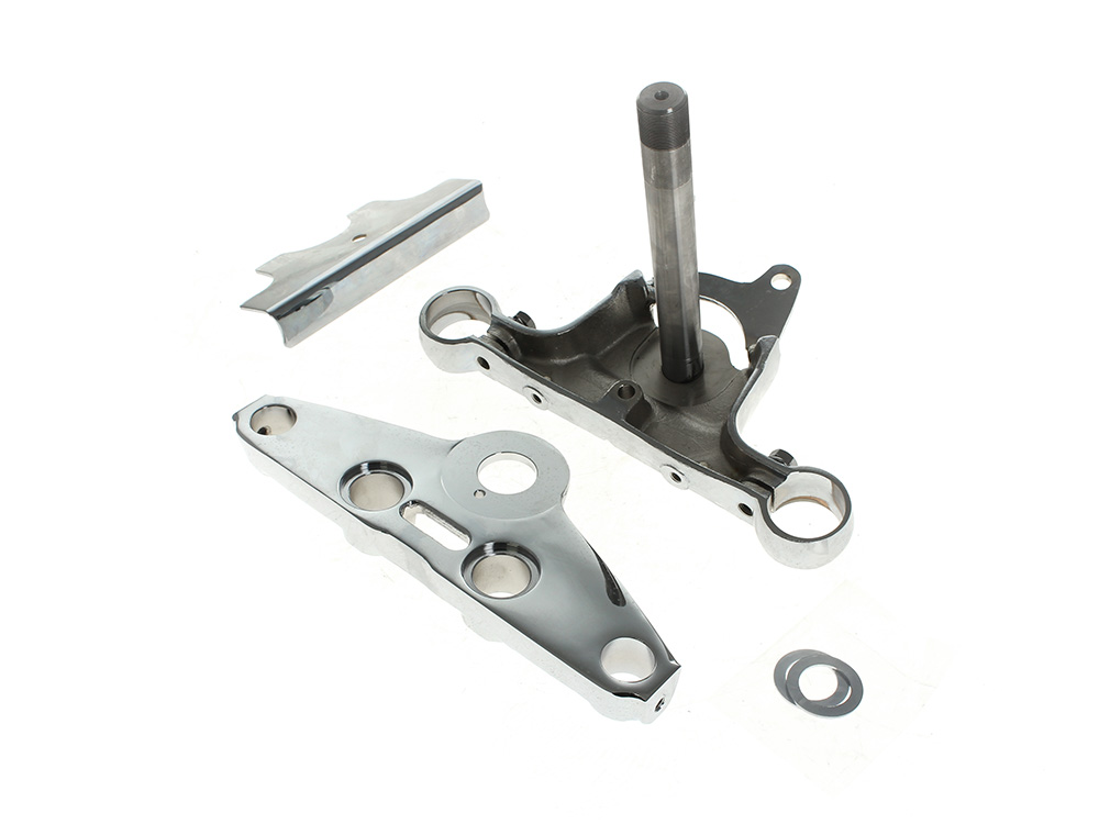 Rollies Speed Shop Triple Tree Kit - Chrome. Fits FX Softail 1984-1999 & FXWG 1980-1986