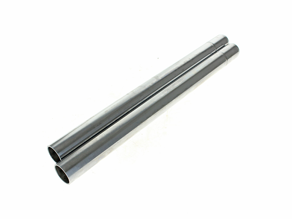 Rollies Speed Shop Chrome Fork Tubes. Stock Length. Fits FL Touring 1977-1984 & 5 Speed Touring 1980-1983