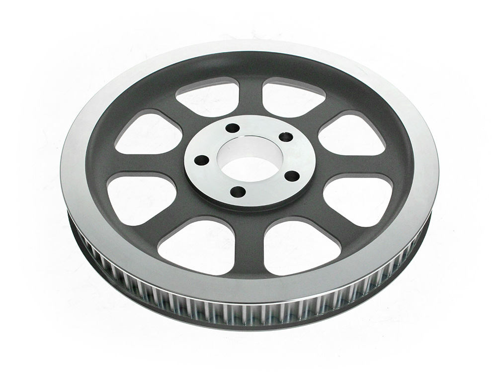 70 Tooth x 1-1/8in. Rear Pulley - Silver. Fits Softail 2000-2006