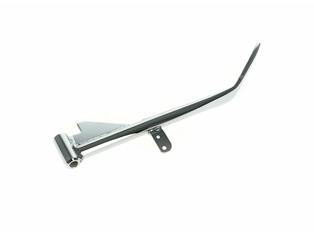Shorter Jiffy Stand - Chrome. Fits Sportster Hugger & 1200 Custom Models 1989-2003