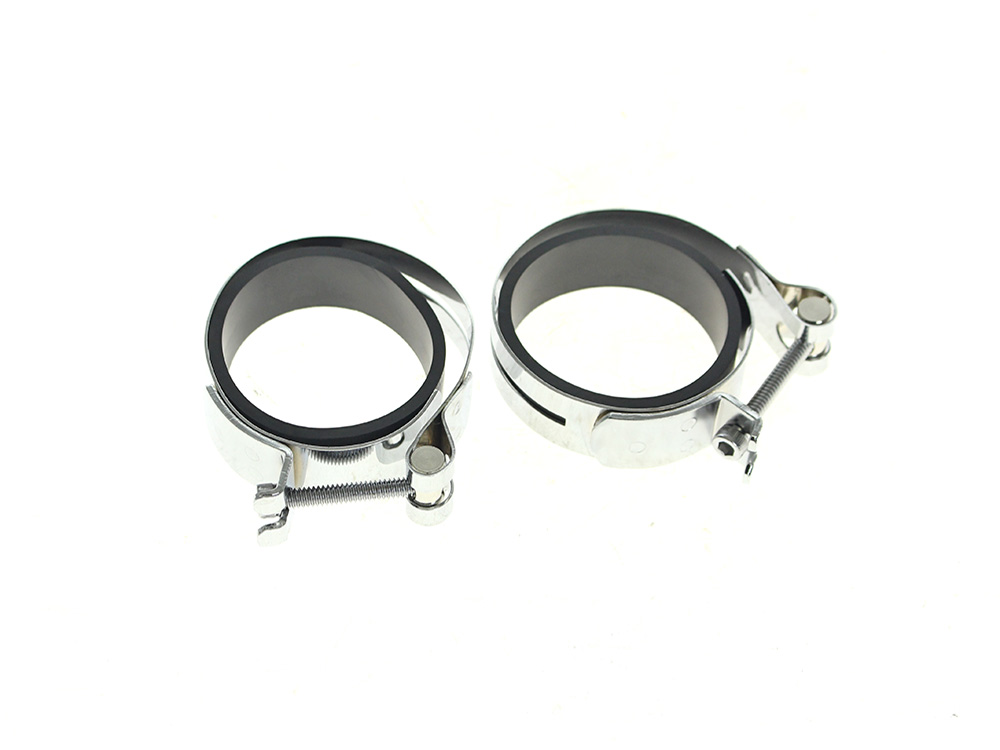 Rollies Speed Shop Band Style Intake Manifold Clamps. Fits H-D 1978-1984