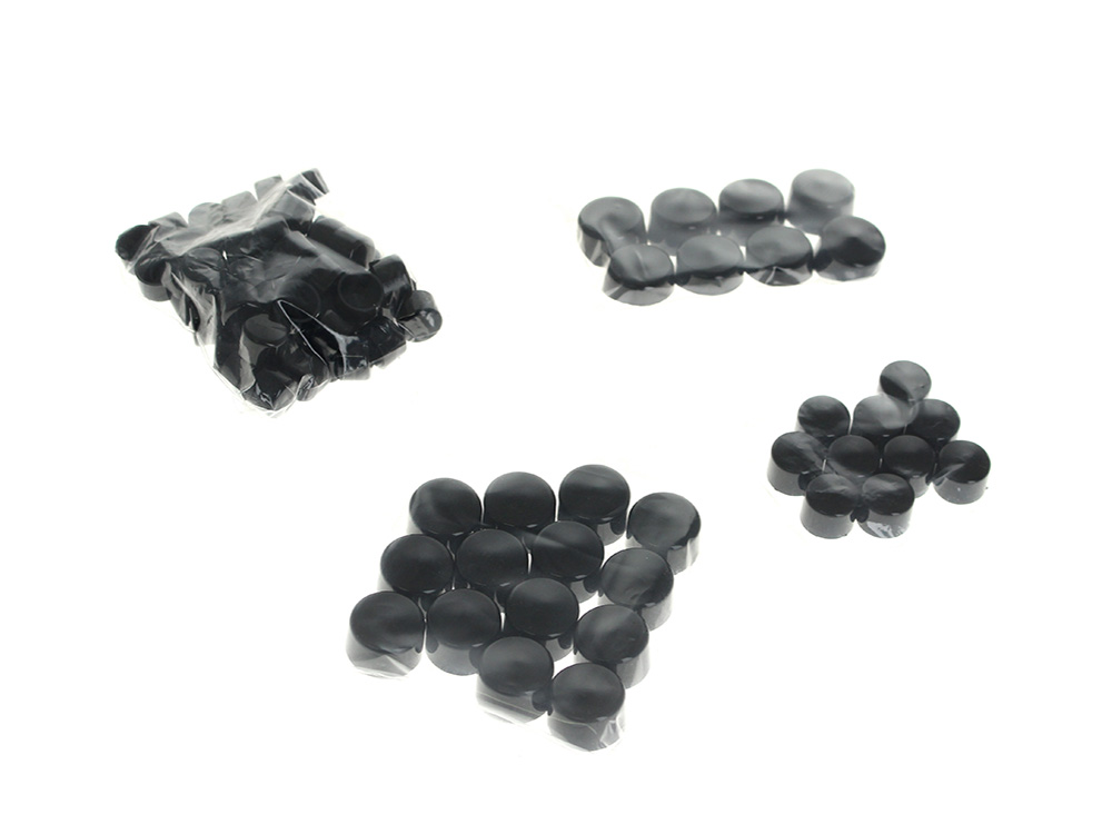 Rollies Speed Shop Engine, Transmission & Primary Kool Kaps Bolt Cover Kit - Black. Fits Twin Cam & Evolution