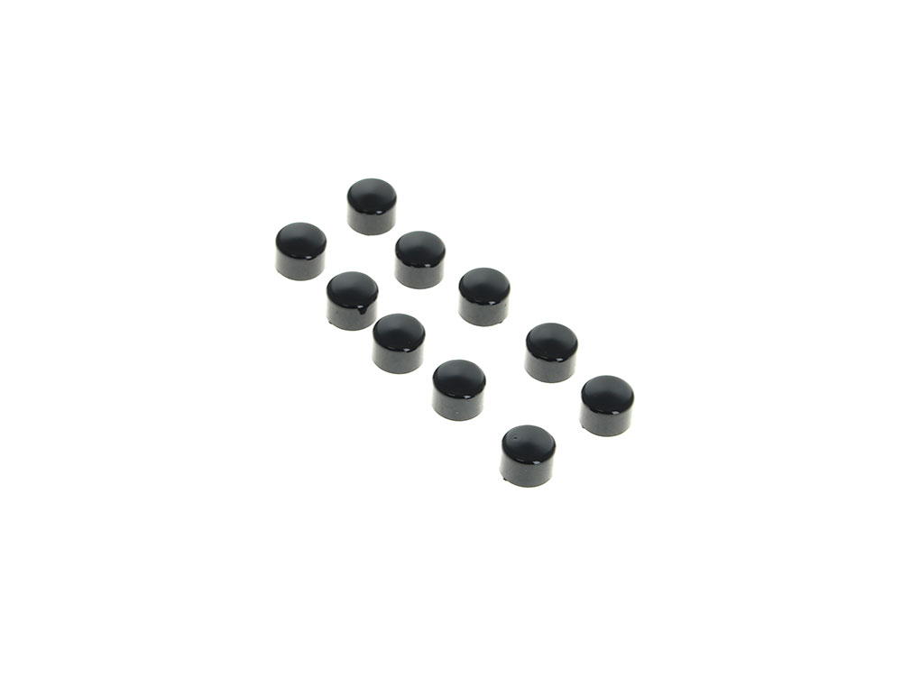 Rollies Speed Shop Kool Kaps - Black. Fits 5/16in. Socket Head Bolt. Pack of 10