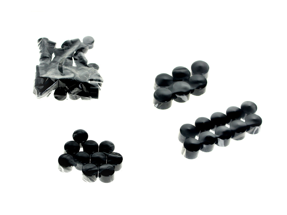 Rollies Speed Shop Engine, Transmission & Primary Kool Kaps Bolt Cover Kit - Black. Fits Milwaukee-Eight 2017up