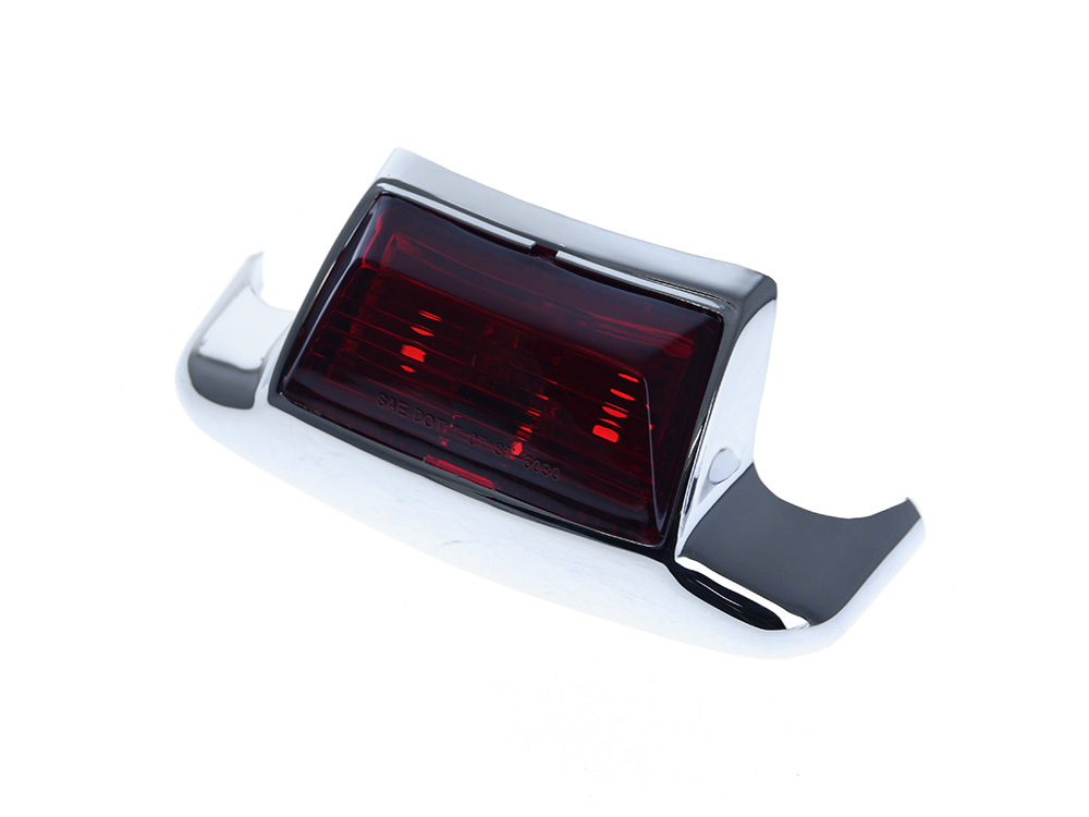 Rear Fender Tip Light with Red Lens. Fits FL Softail 2004-2017 - Rollies Speed Shop
