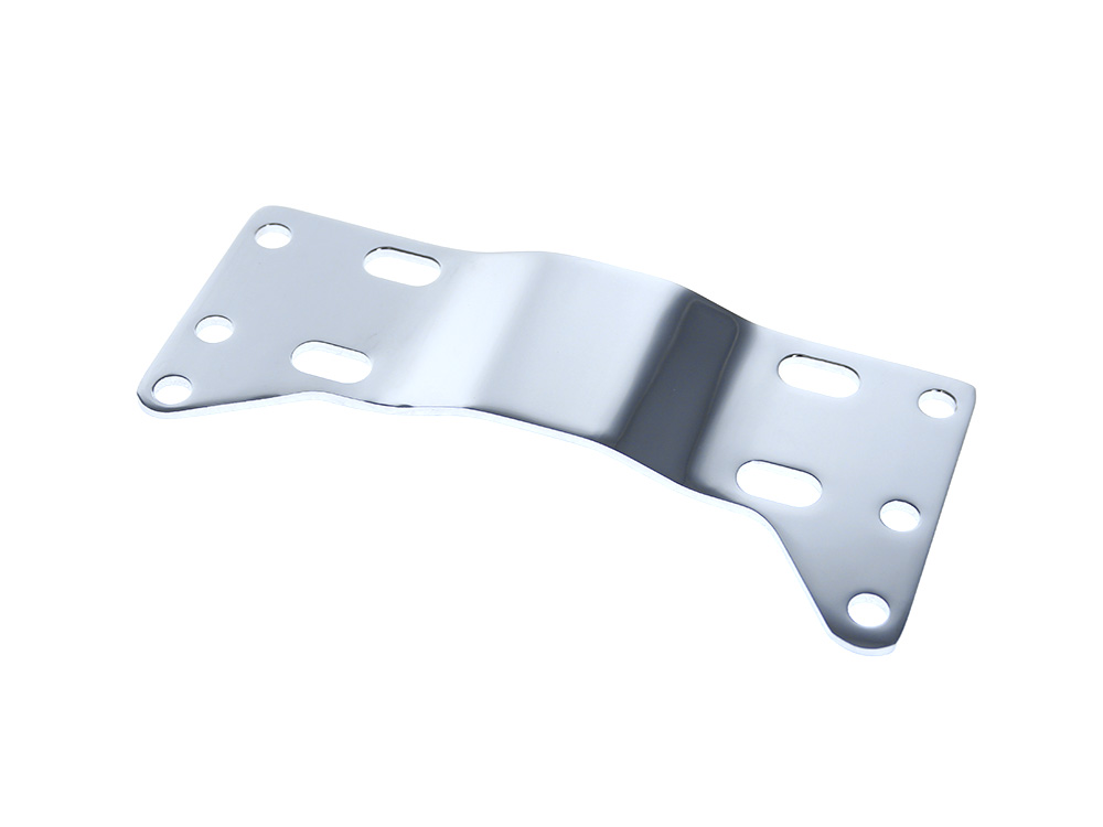 Transmission Mount Plate - Chrome. Fits Softail 1986-1999 - Rollies Speed Shop