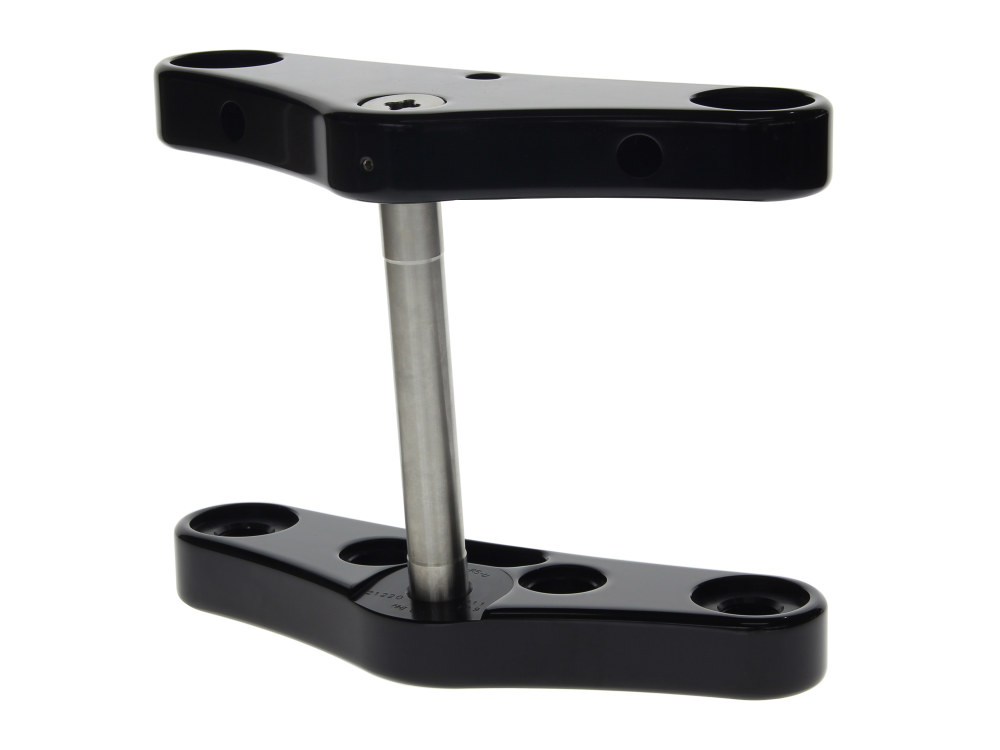 5 Degree Raked Wide Glide Conversion Triple Tree Kit - Black. Fits Rocker 2008-2010 with 23in. Wheel Conversion.