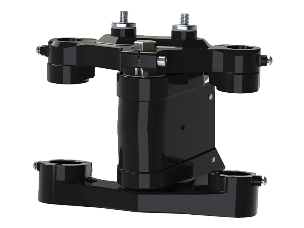 8 Degree Triple Tree Kit - Black. Fits Road Glide 2015-2023 with 26in. Front Wheel Upgrade.