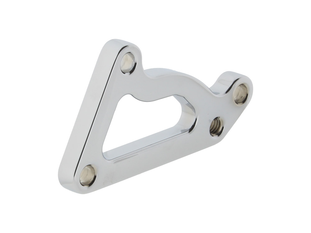 Left Hand or Right Hand Front Caliper Mount - Chrome. Fits FX & Sportster 1978-1983 Models with Narrow Glide Front End.