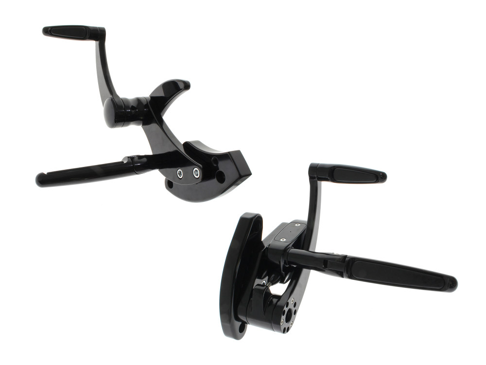 Forward Controls - Rubber Inlay - Black. Fits Softail 2018up. Length Adjustable.