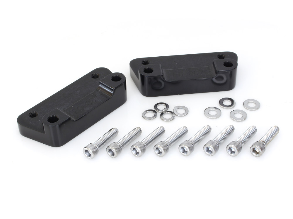 Fender Spacer Kit – Black. Fits Touring 1984-2013 with 21in. or 23in. OEM Fender.