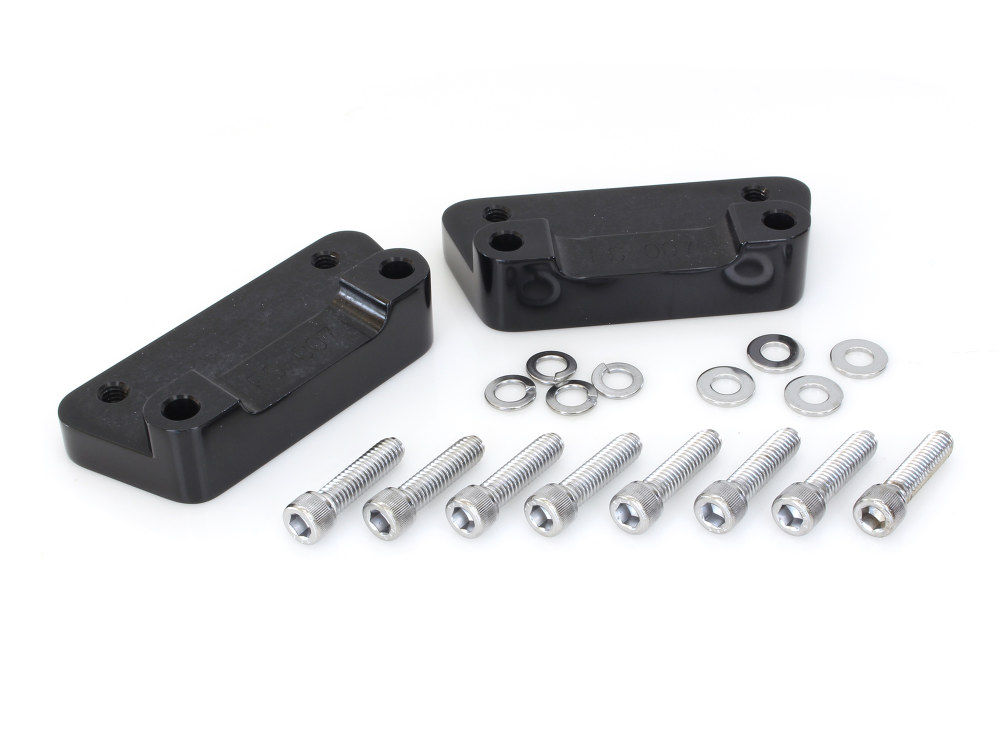 Fender Spacer Kit - Black. Fits Touring 1984-2013 with 21in. or 23in. OEM Fender.