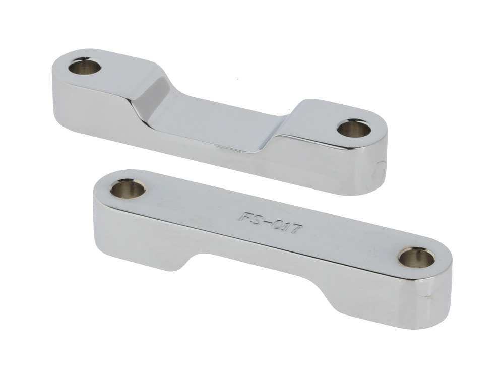 Fender Spacer Kit - Chrome. Fits Touring 2014-2023 with 23in. or 26in. Wheel & Custom Fender