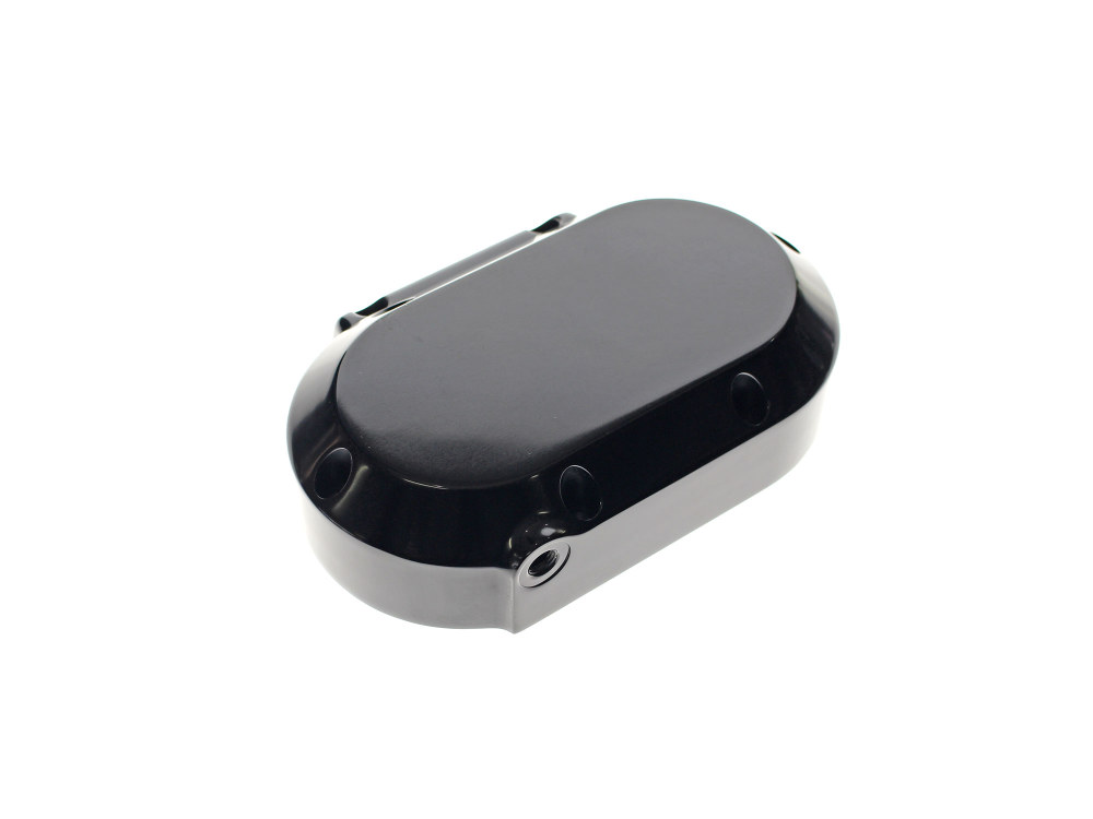 Smooth Hydraulic Clutch Cover – Black. Fits Softail 2007up, Dyna 2006-2017 & Touring 2007-2013.