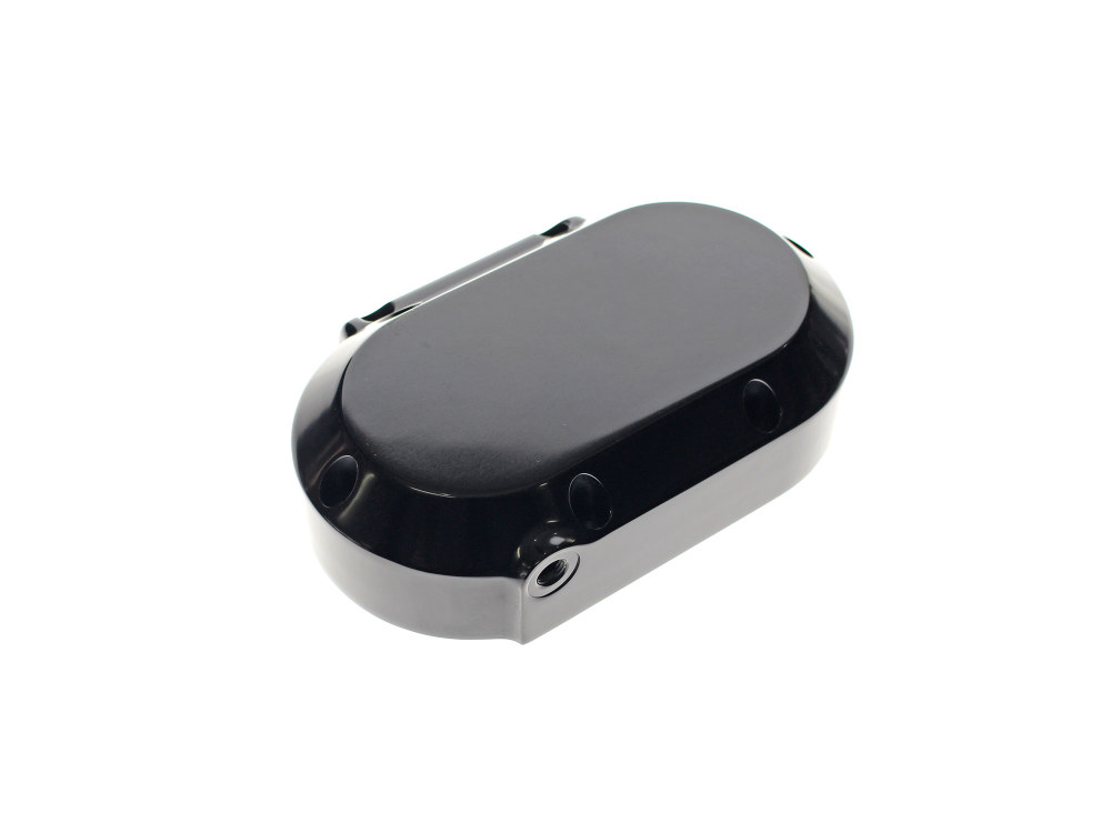 Smooth Hydraulic Clutch Cover - Black. Fits Softail 2007up, Dyna 2006-2017 & Touring 2007-2013.