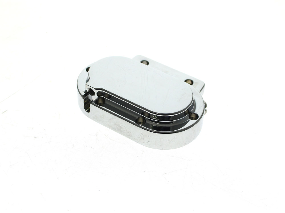 Smooth Hydraulic Clutch Cover - Chrome. Fits Fits 5Spd Big Twin 1987-2006
