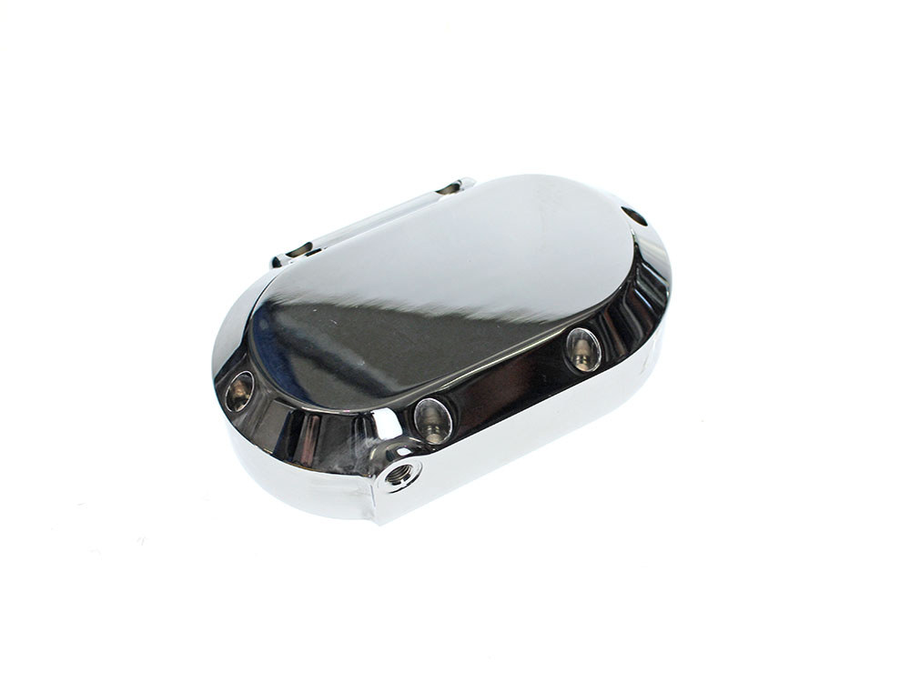 Smooth Hydraulic Clutch Cover – Chrome. Fits Softail 2007up, Dyna 2006-2017 & Touring 2007-2013.