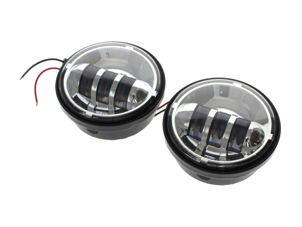 4-1/2in. LED Passing Lamp Inserts – Chrome.