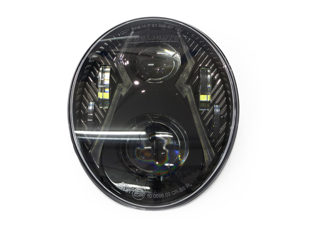 40w LED Headlight with Parker Light – Black. Fits Breakout 2018up and LiveWire 2020up.