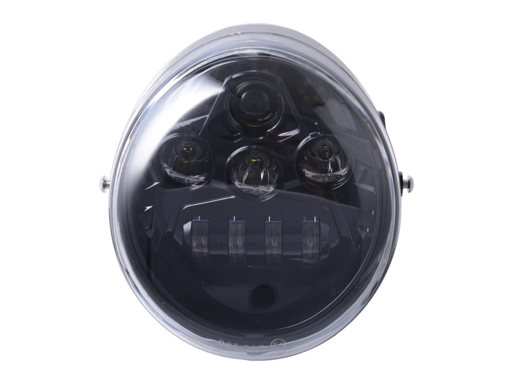 5-3/4in. LED HeadLight Insert with DRL – Black. Fits Night Rod Special 2012-2017 & Muscle 2009-2017.