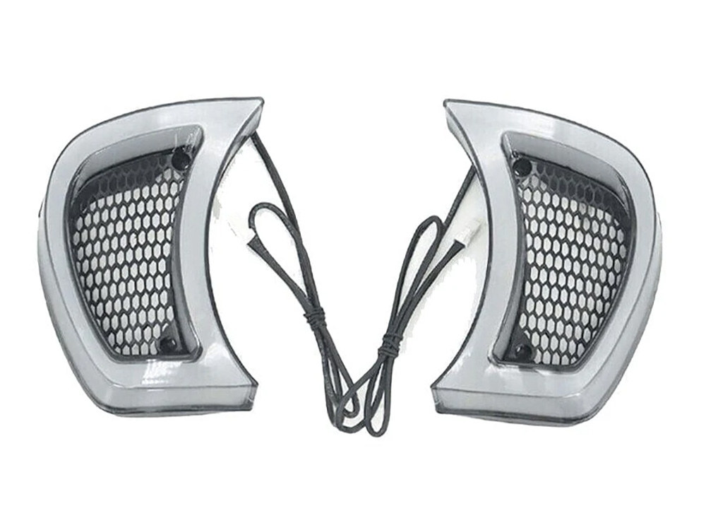 FusionFX LED Vent Inserts With Amber & White LED’s. Fits Road Glide 2015-2023.